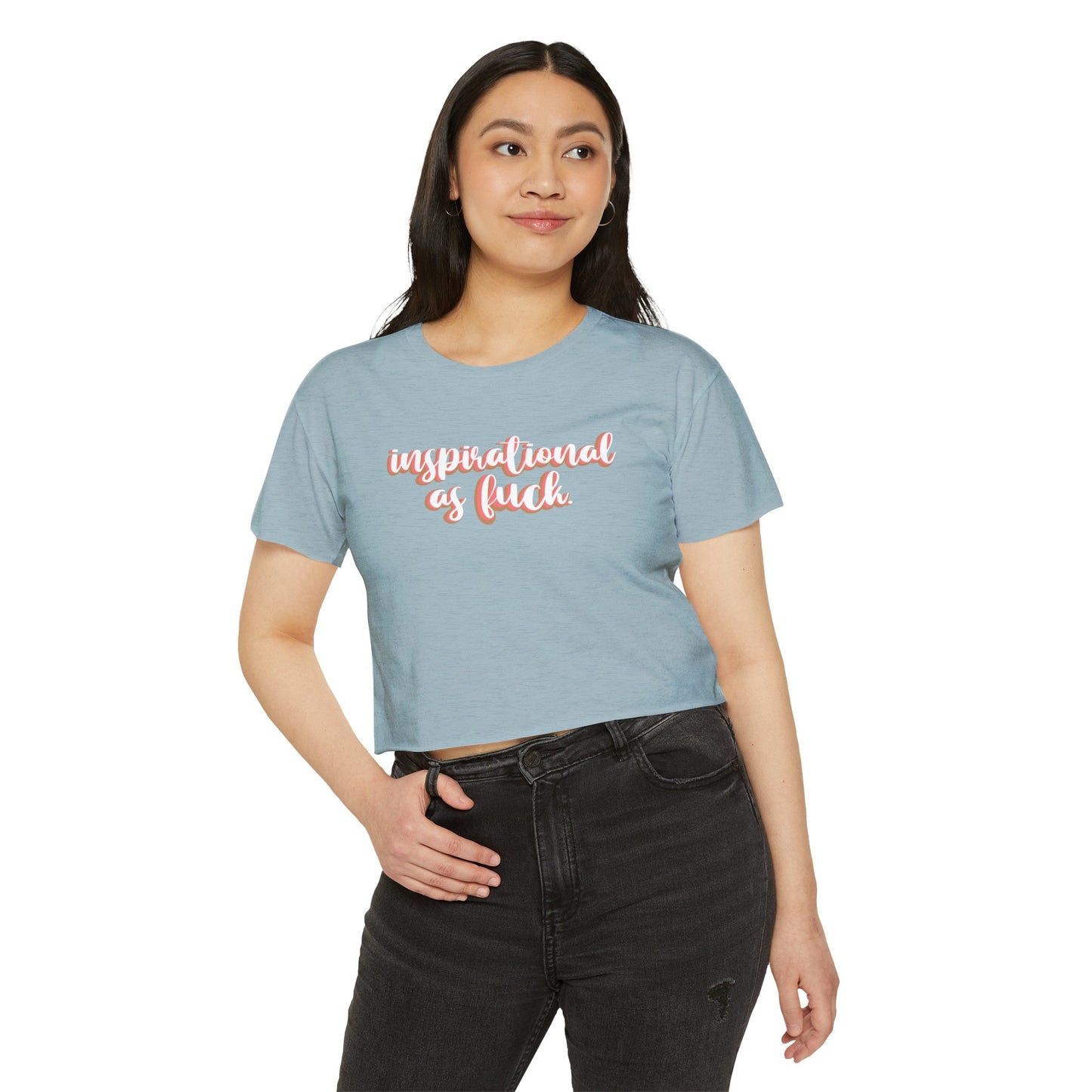 Inspirational as F*ck Women's Festival Crop Top