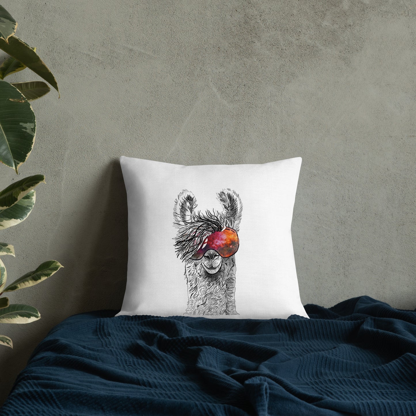 Drama Llama Galaxy Premium Pillow
