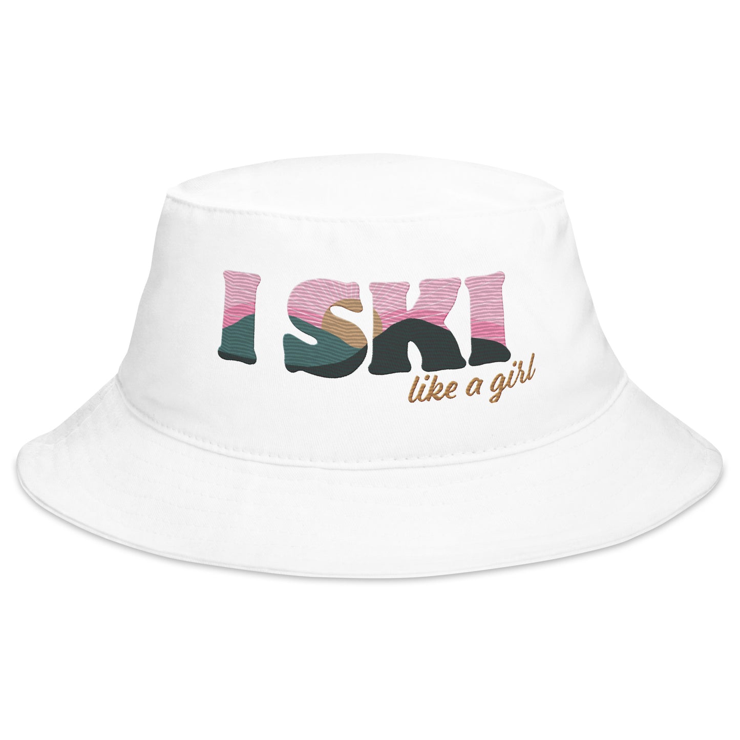 I Ski Like a Girl Bucket Hat
