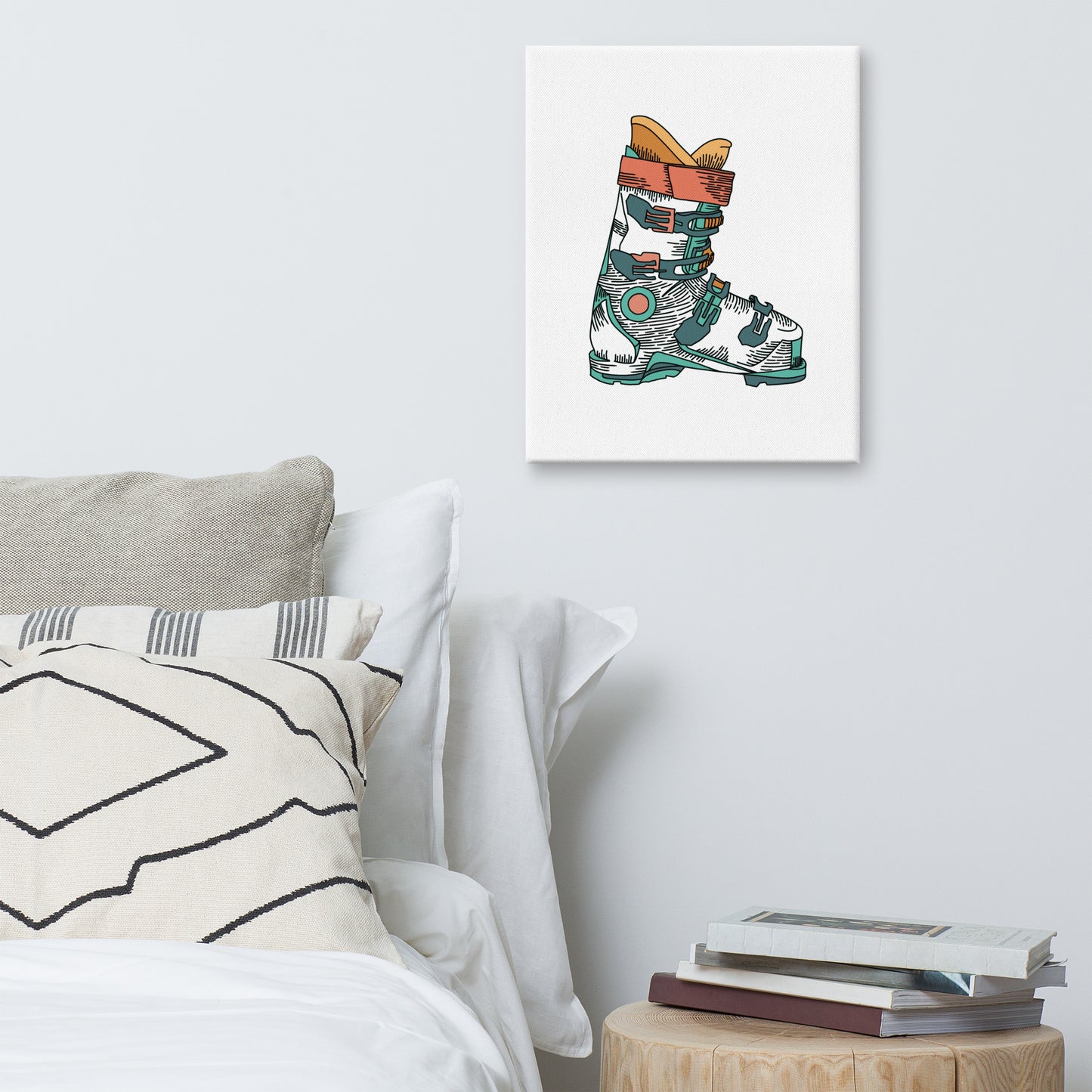 Ski Boot Canvas
