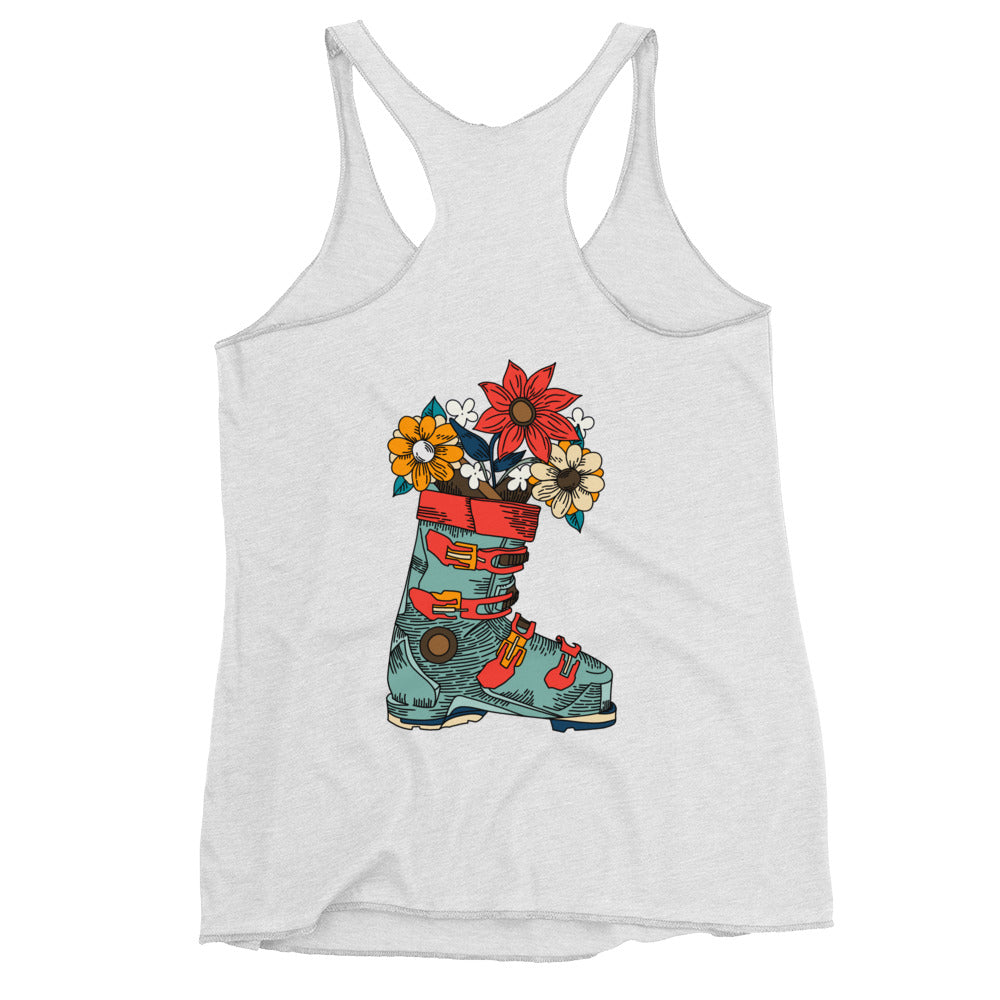 Stay Planted Teal Women's Racerback Tank