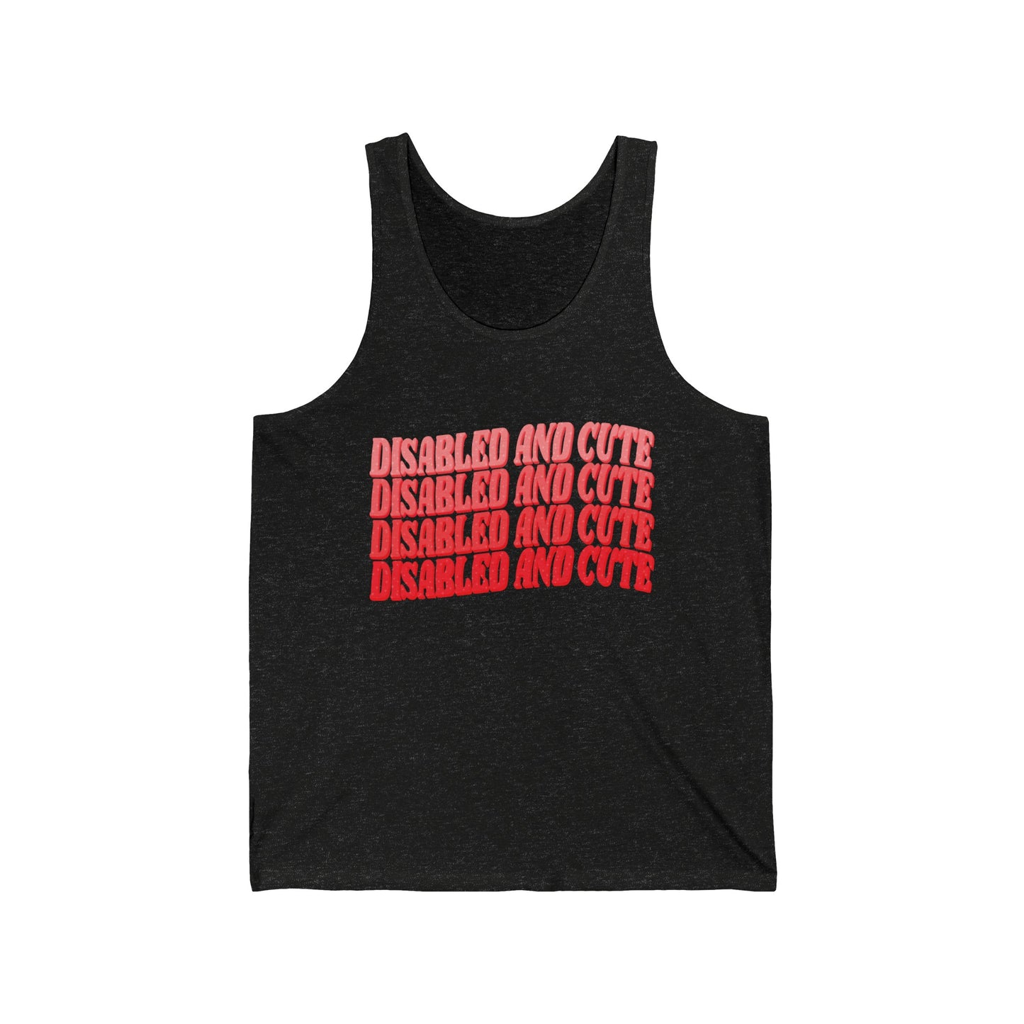 Disabled and Cute Unisex Jersey Tank