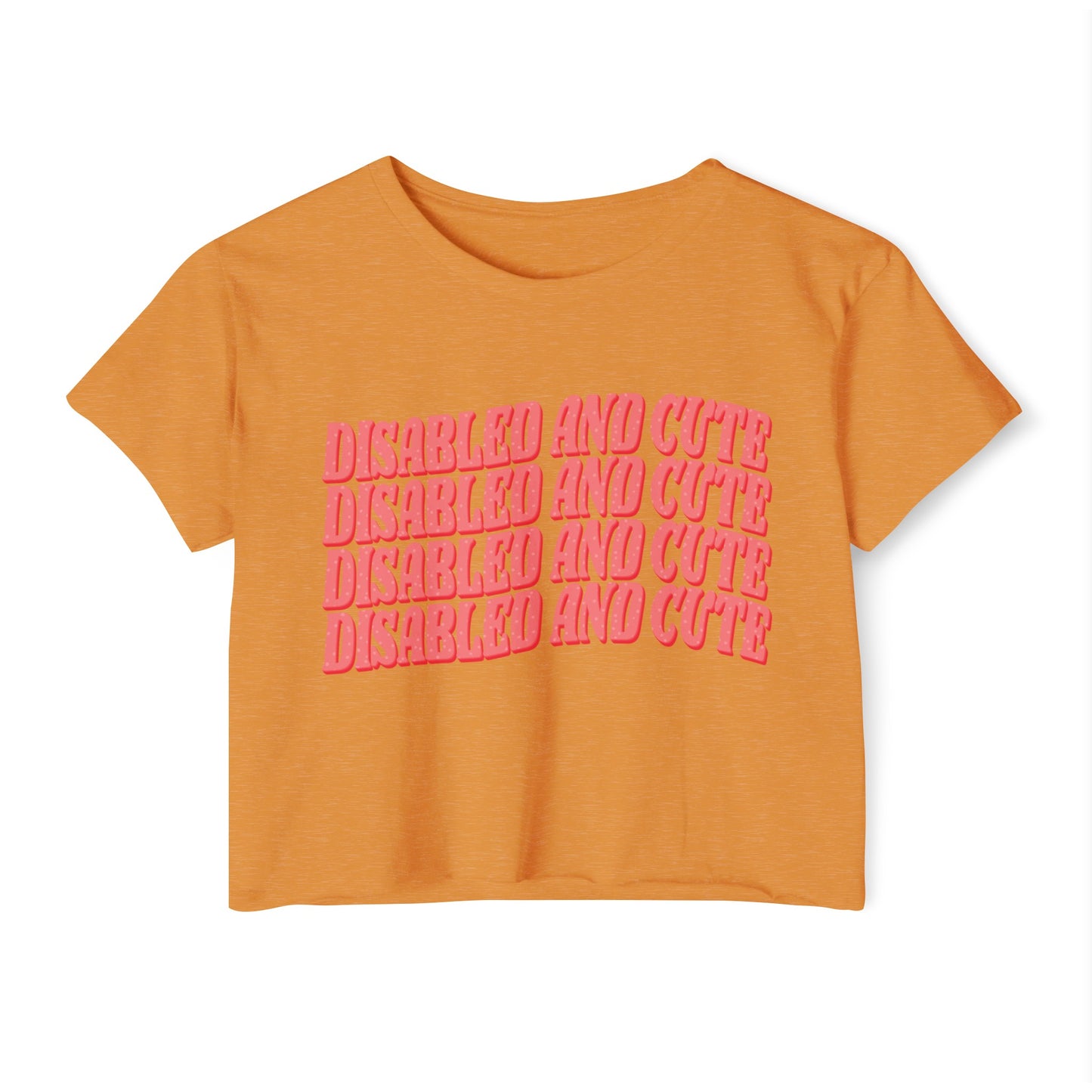 Disabled and Cute Women's Festival Crop Top