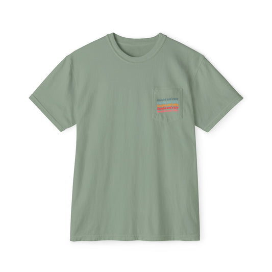 Disabled and Cute Unisex Garment-Dyed Pocket T-Shirt