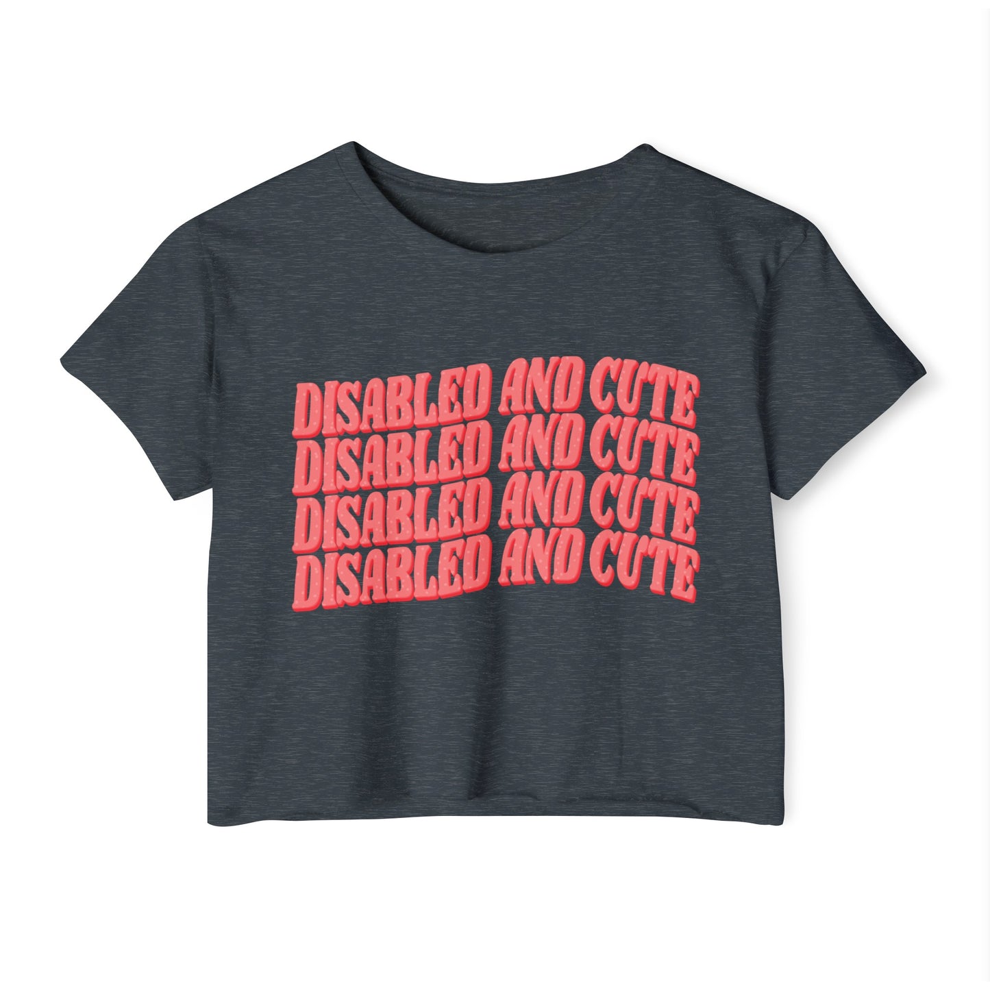 Disabled and Cute Women's Festival Crop Top