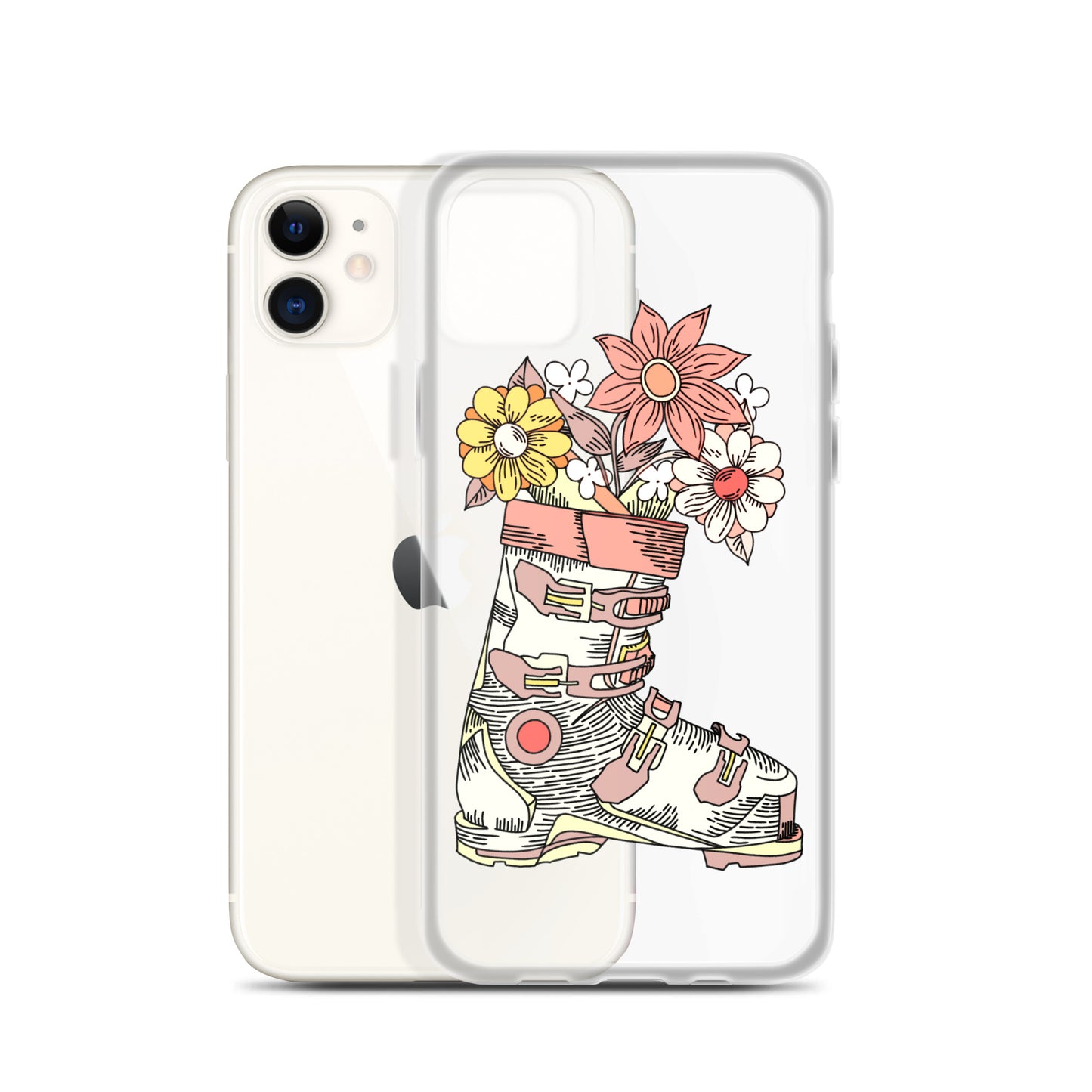 Boot and Blossom Clear Case for iPhone®