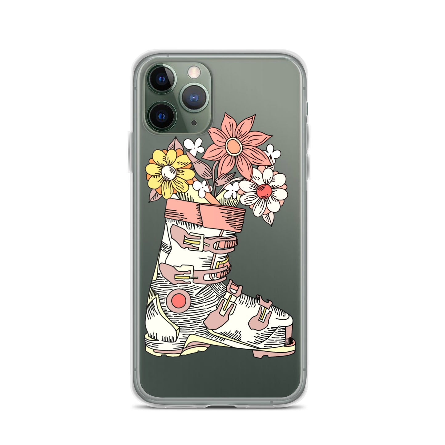 Boot and Blossom Clear Case for iPhone®