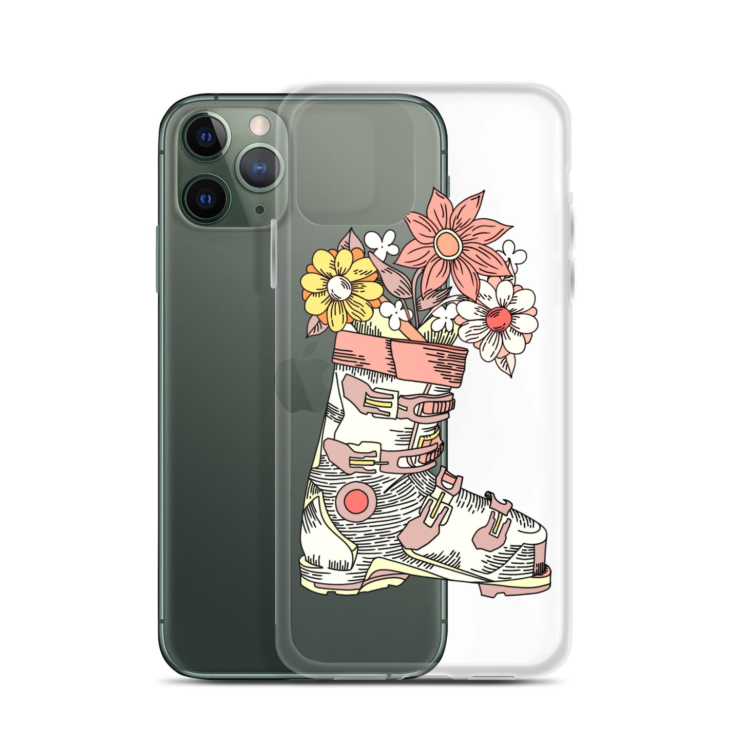 Boot and Blossom Clear Case for iPhone®