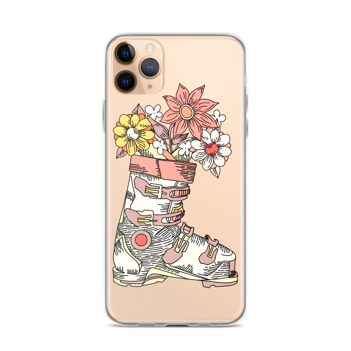 Boot and Blossom Clear Case for iPhone®