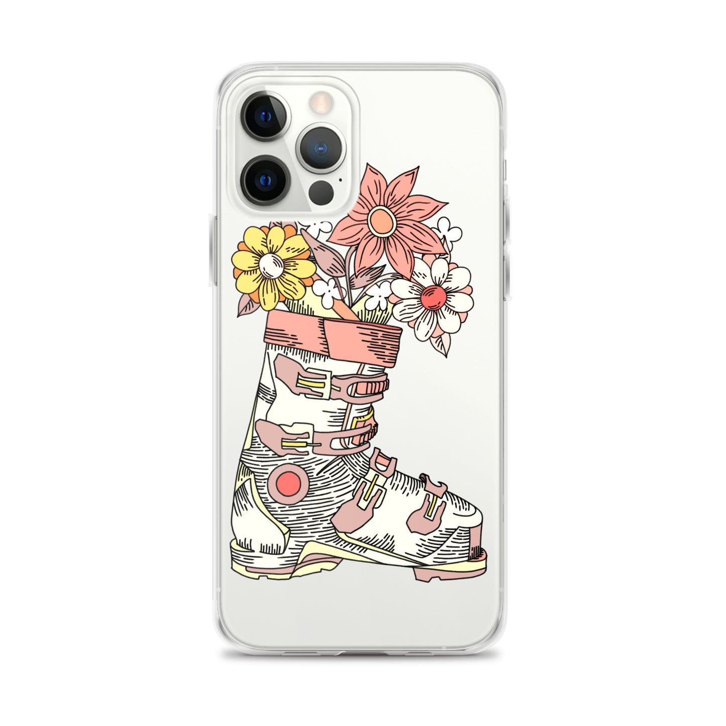 Boot and Blossom Clear Case for iPhone®