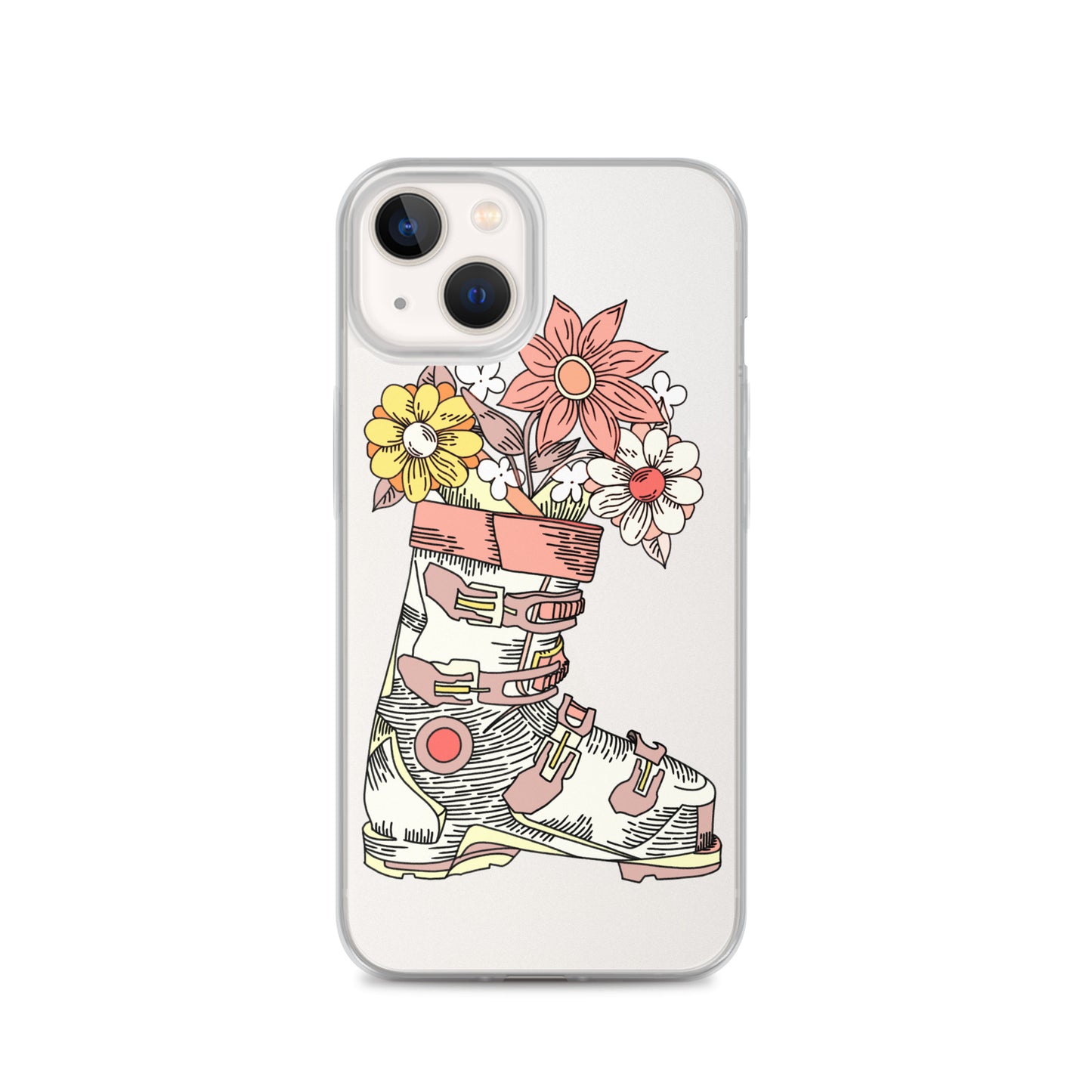 Boot and Blossom Clear Case for iPhone®