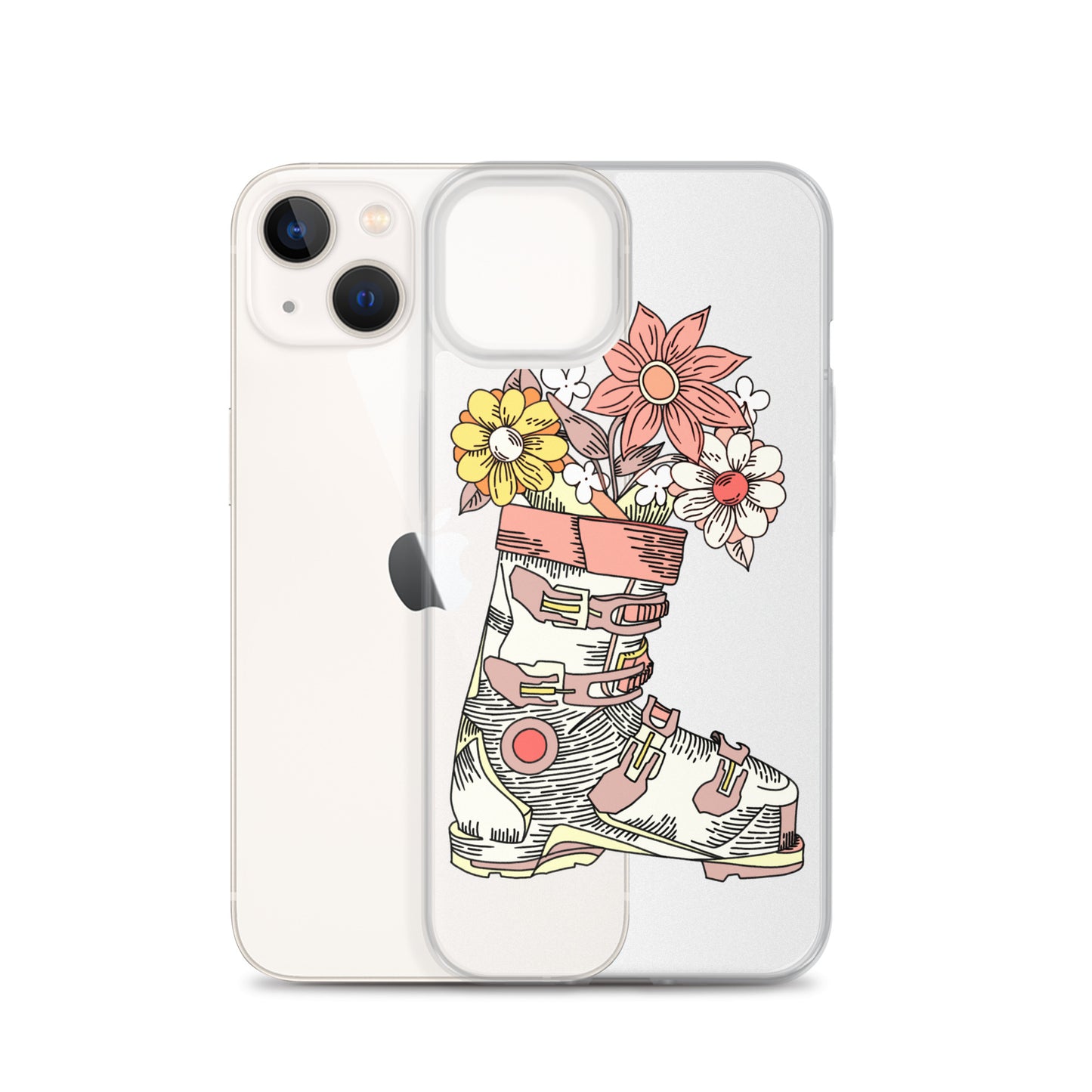 Boot and Blossom Clear Case for iPhone®