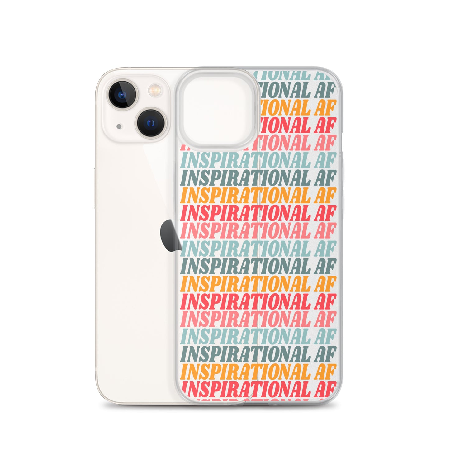 Inspirational AF Clear Case for iPhone®