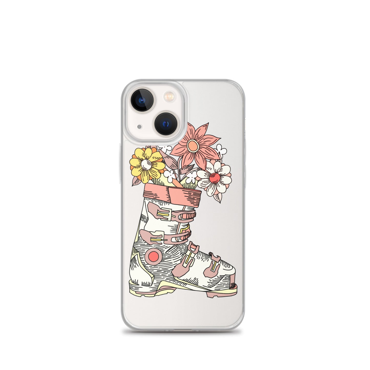 Boot and Blossom Clear Case for iPhone®