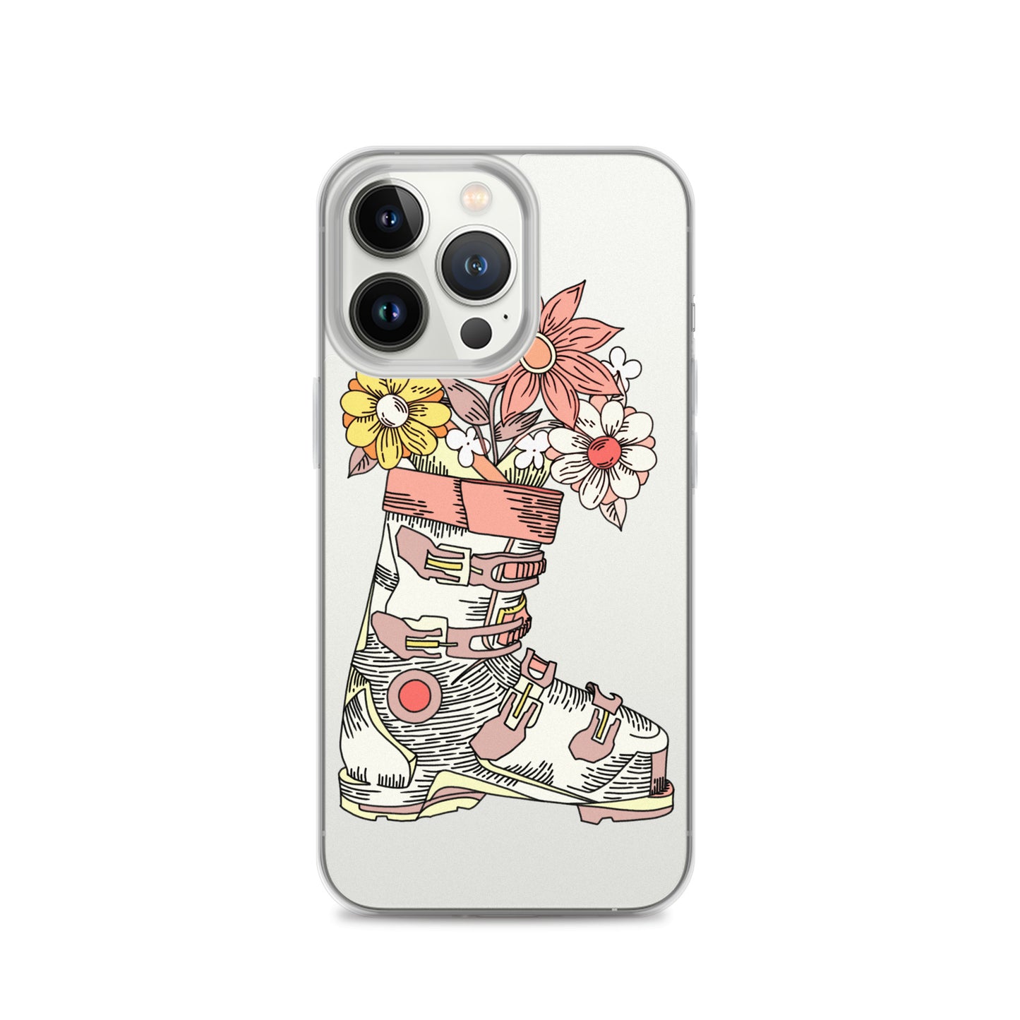 Boot and Blossom Clear Case for iPhone®