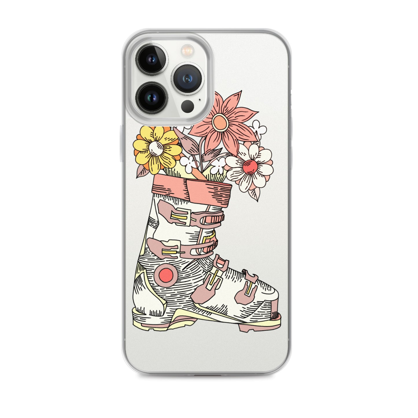 Boot and Blossom Clear Case for iPhone®