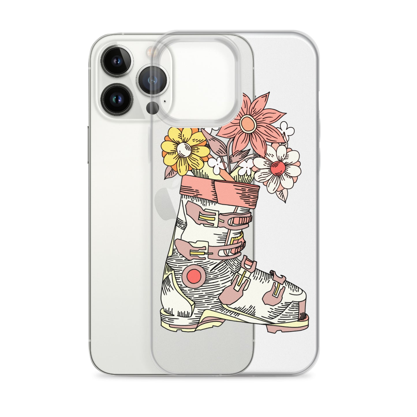 Boot and Blossom Clear Case for iPhone®