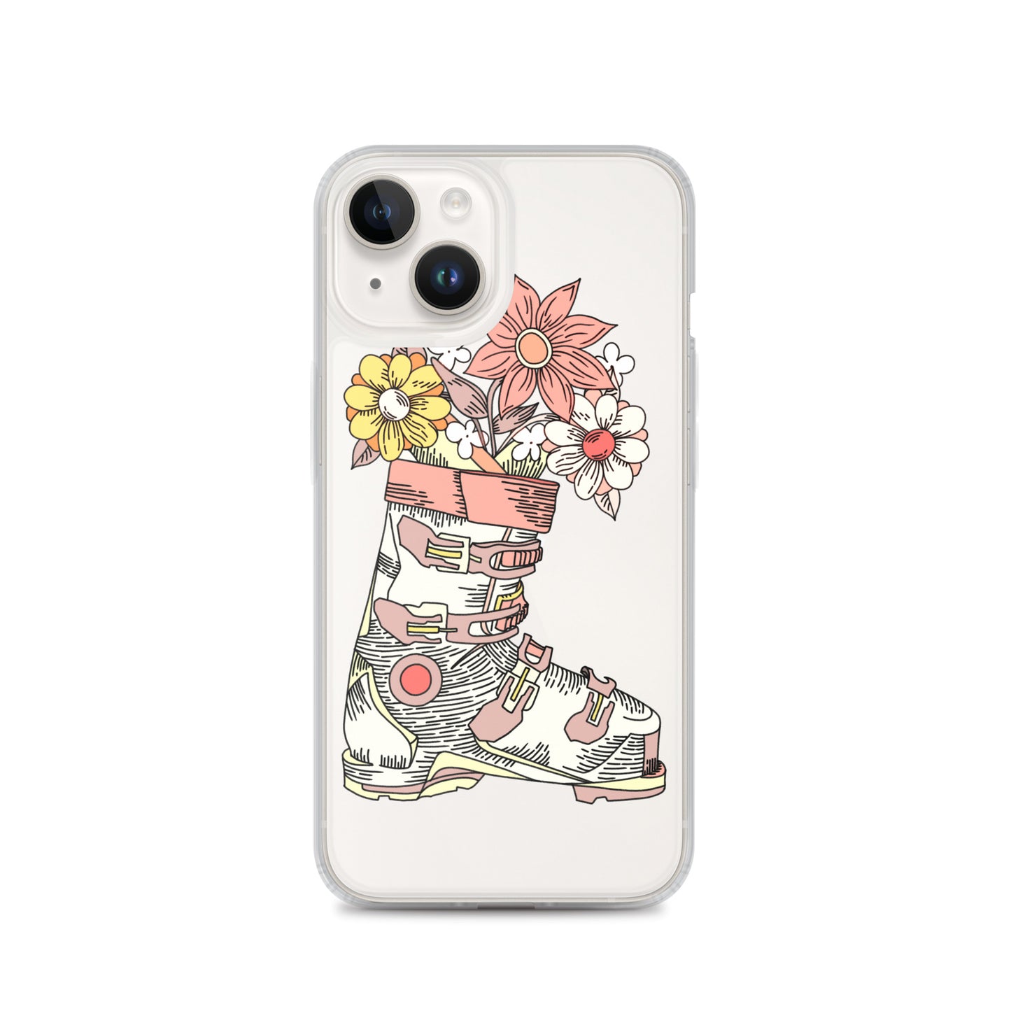 Boot and Blossom Clear Case for iPhone®