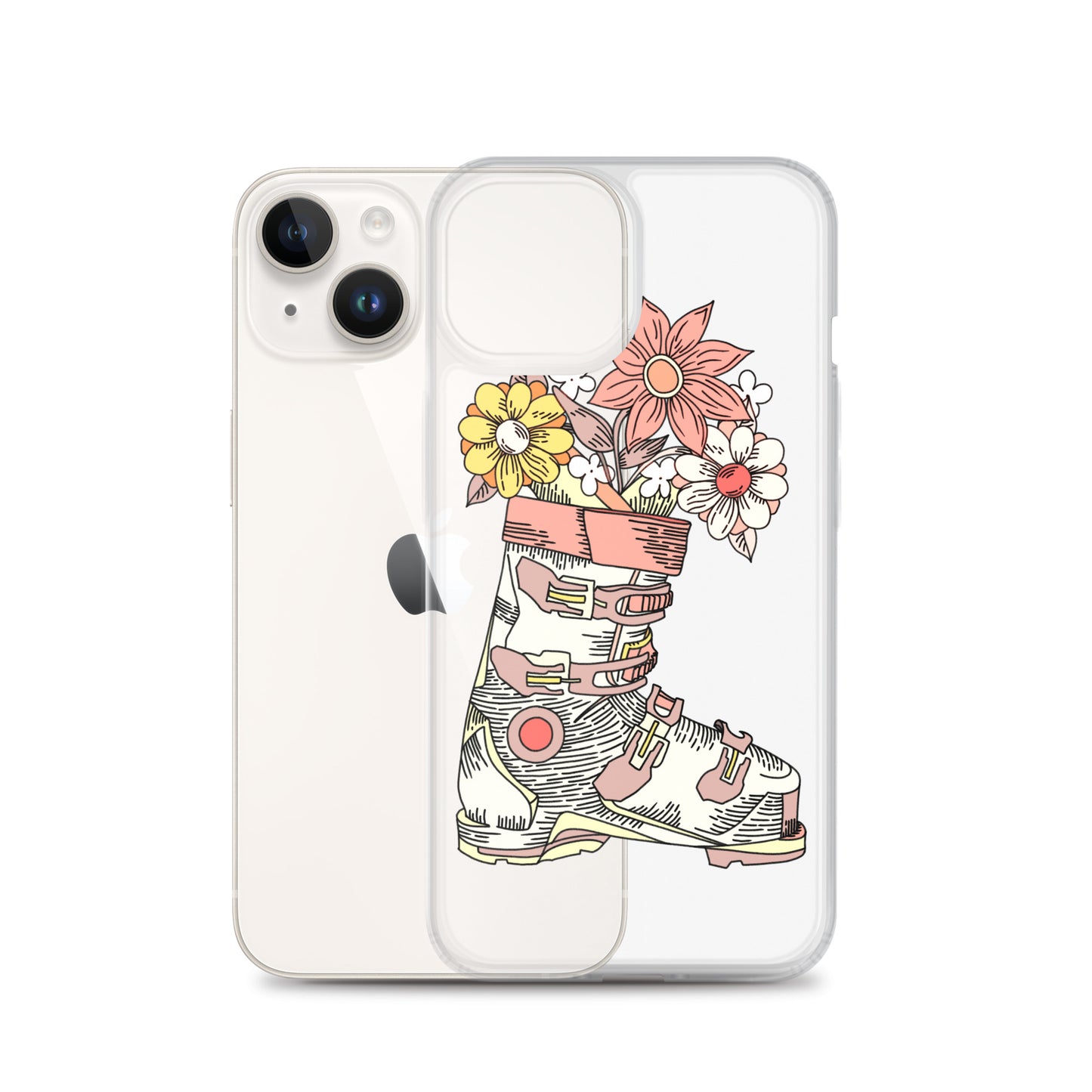 Boot and Blossom Clear Case for iPhone®