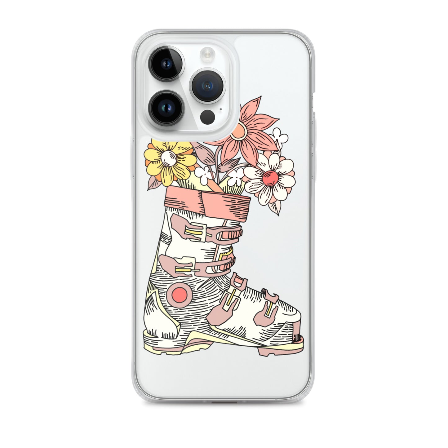 Boot and Blossom Clear Case for iPhone®