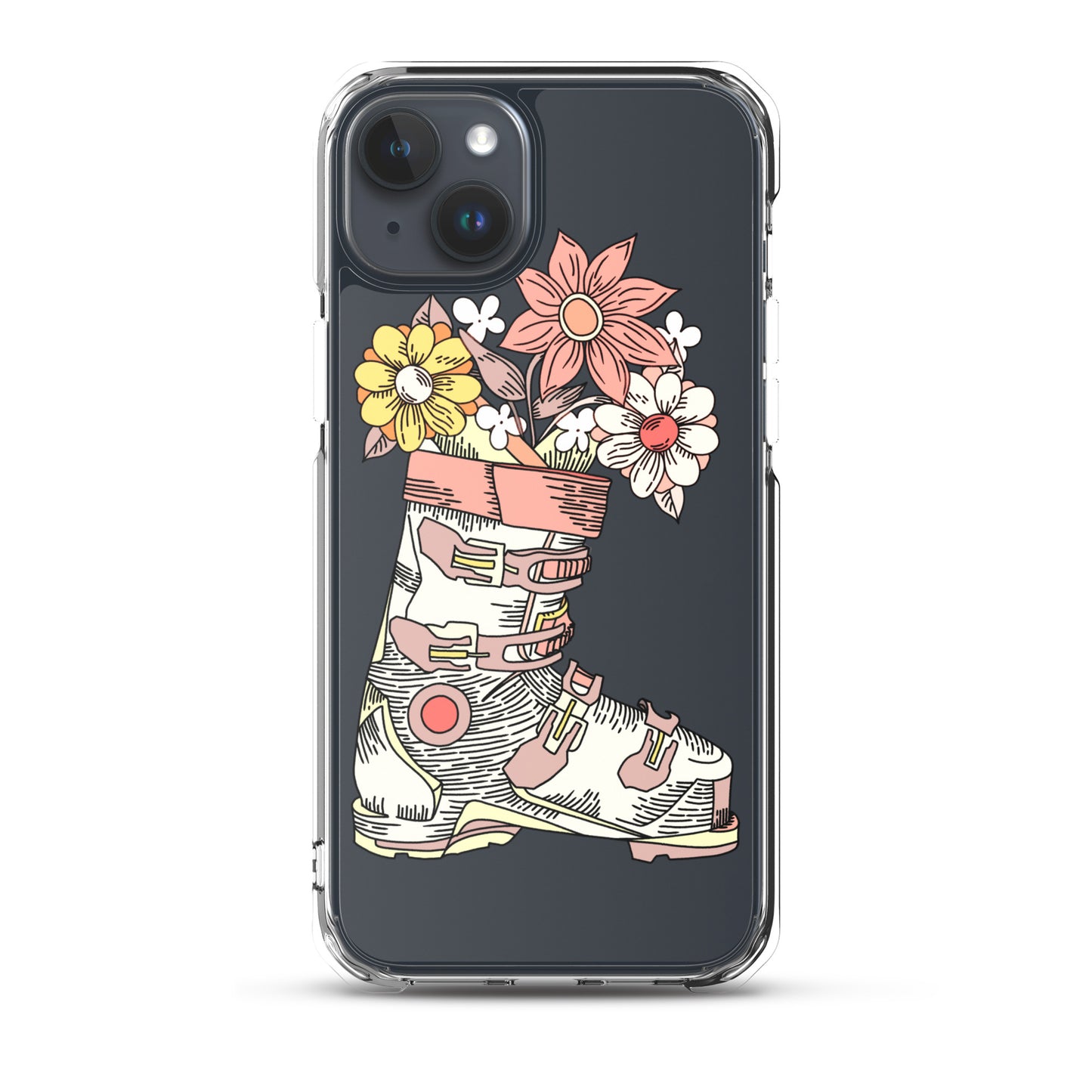 Boot and Blossom Clear Case for iPhone®