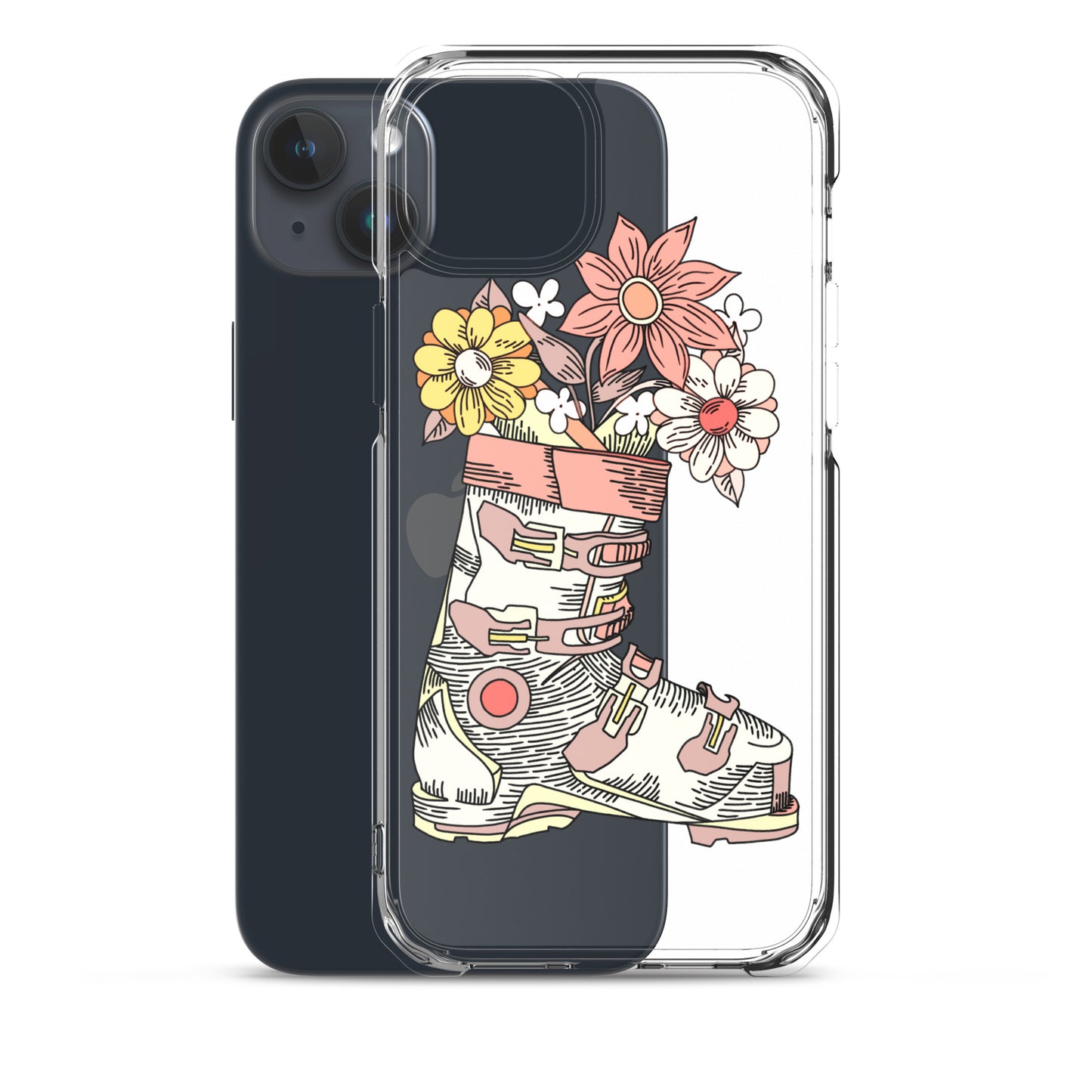 Boot and Blossom Clear Case for iPhone®