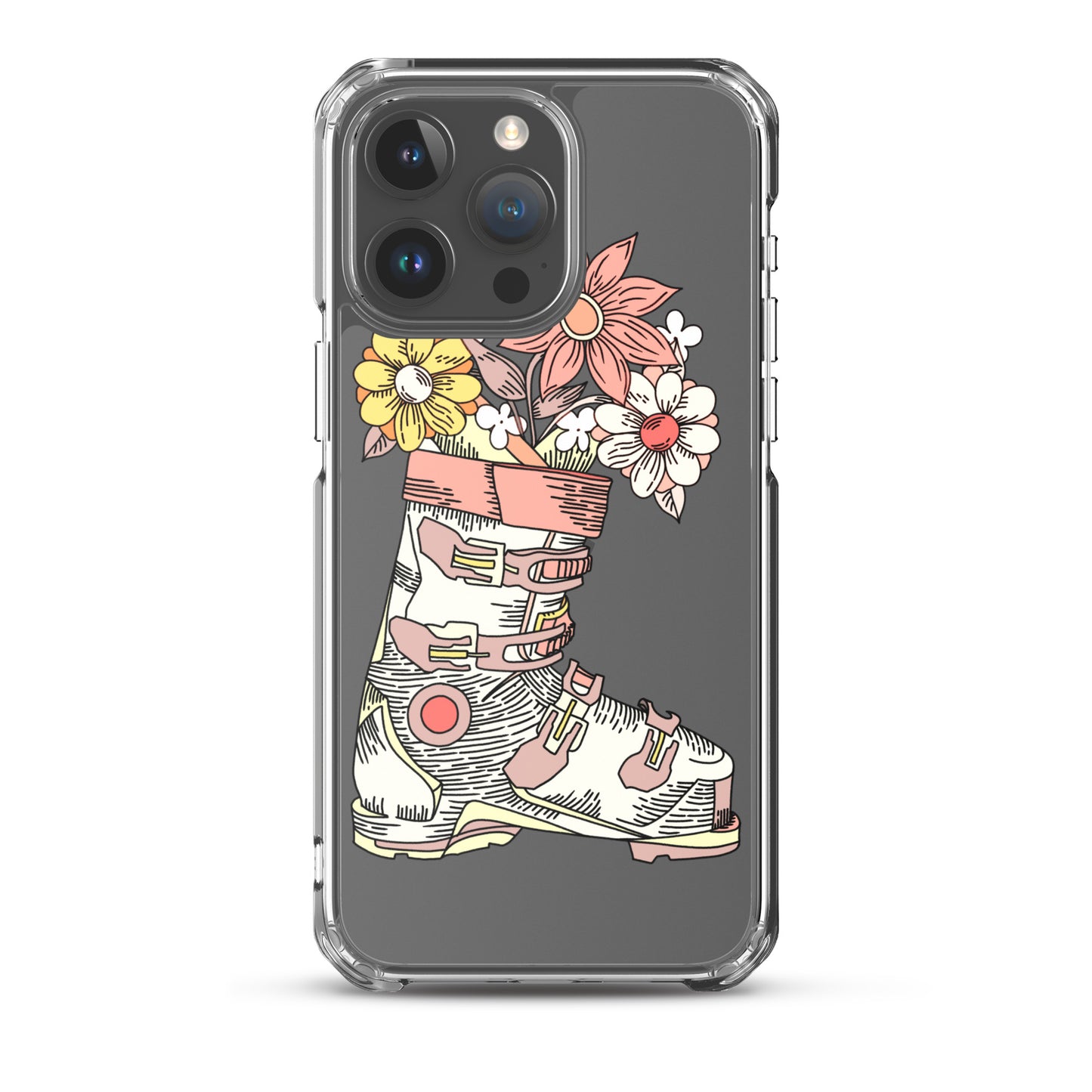 Boot and Blossom Clear Case for iPhone®