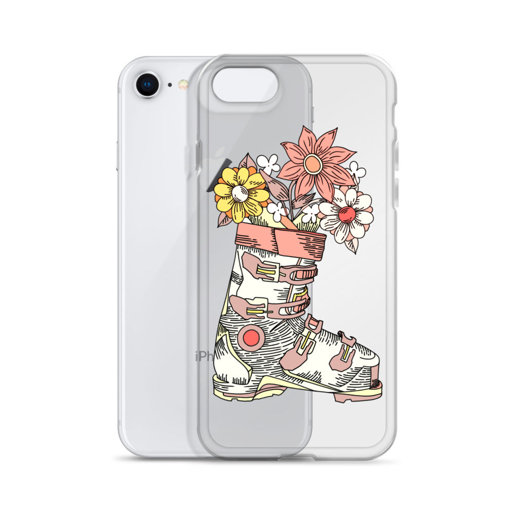 Boot and Blossom Clear Case for iPhone®