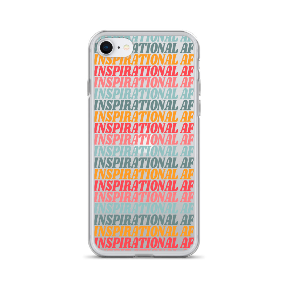 Inspirational AF Clear Case for iPhone®