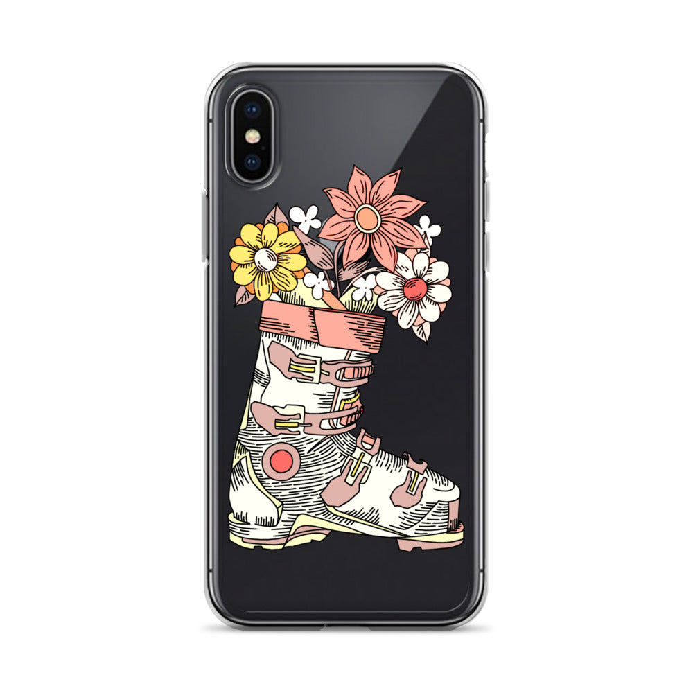 Boot and Blossom Clear Case for iPhone®