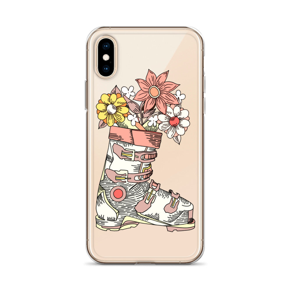 Boot and Blossom Clear Case for iPhone®