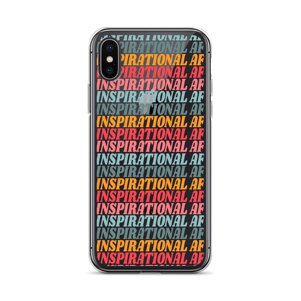 Inspirational AF Clear Case for iPhone®