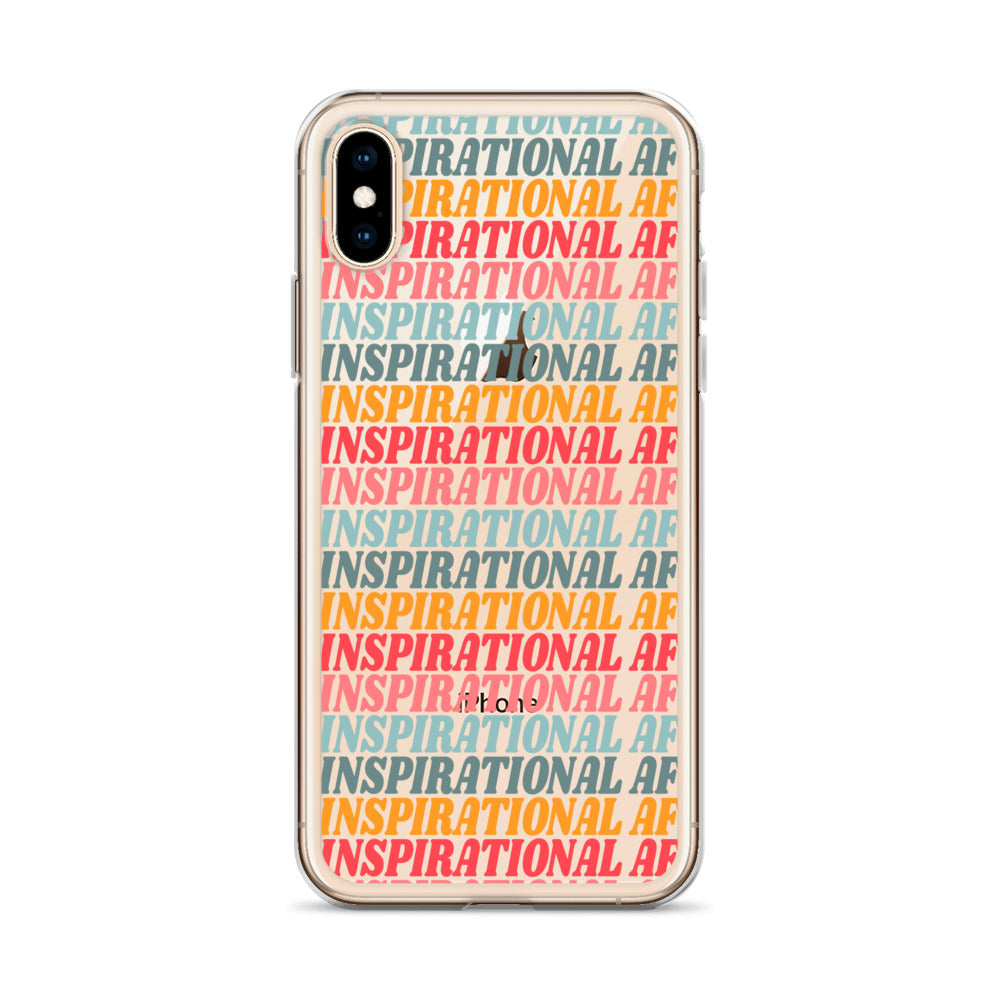 Inspirational AF Clear Case for iPhone®