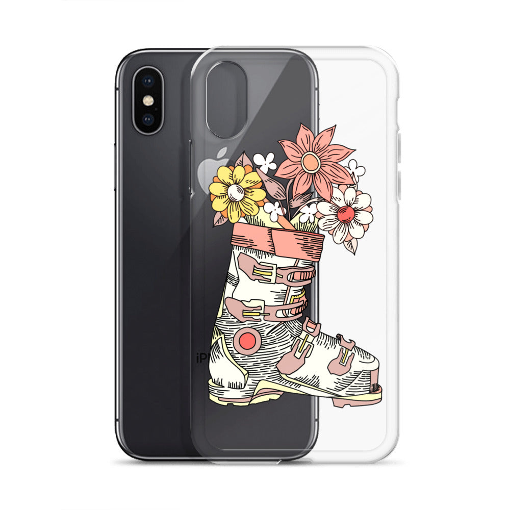 Boot and Blossom Clear Case for iPhone®