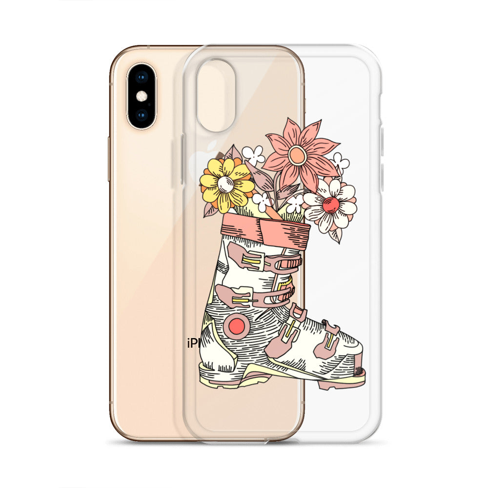 Boot and Blossom Clear Case for iPhone®