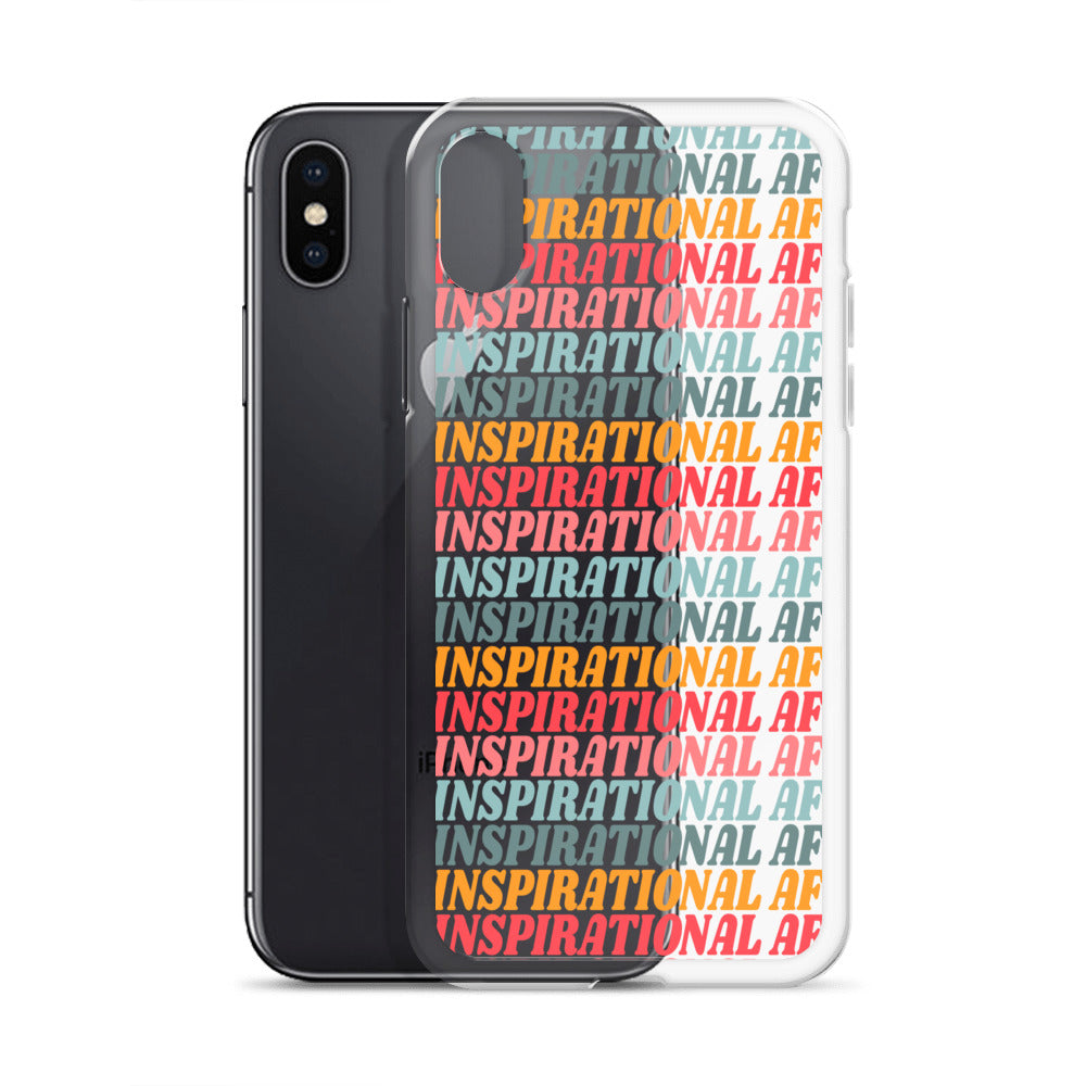 Inspirational AF Clear Case for iPhone®