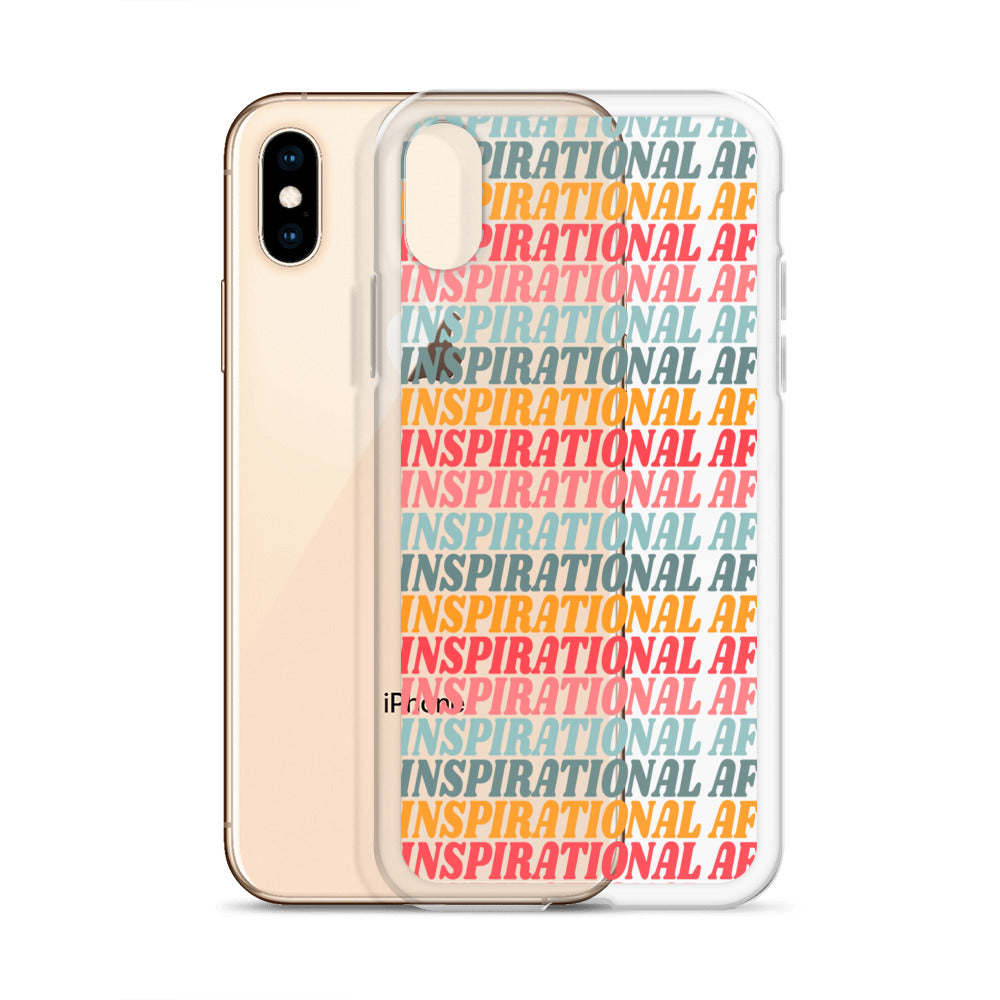 Inspirational AF Clear Case for iPhone®