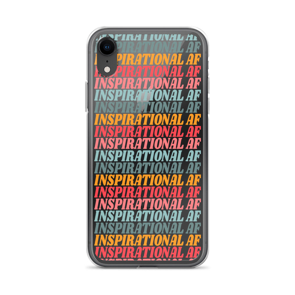 Inspirational AF Clear Case for iPhone®