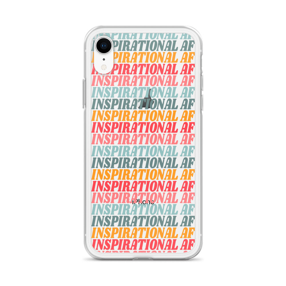 Inspirational AF Clear Case for iPhone®