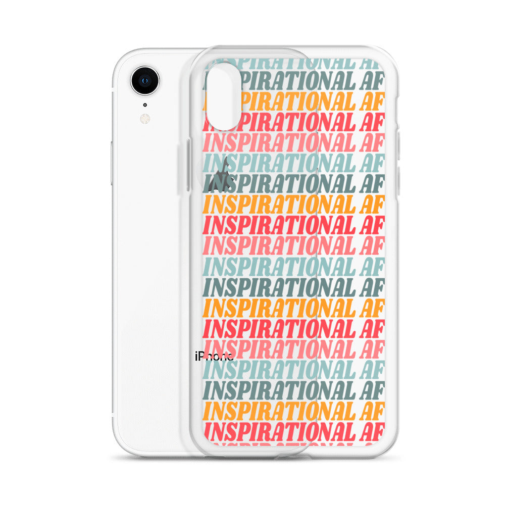 Inspirational AF Clear Case for iPhone®