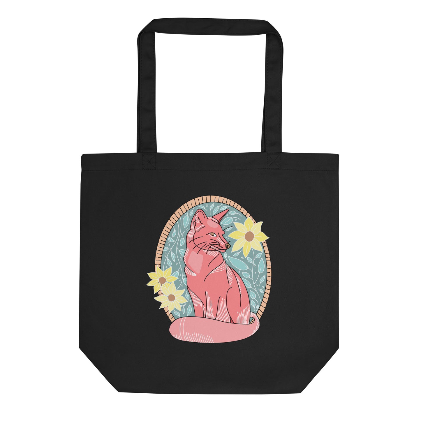 Foxy Coral Eco Tote Bag