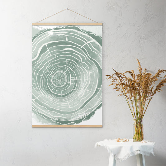 Tree Rings Poster with hangers