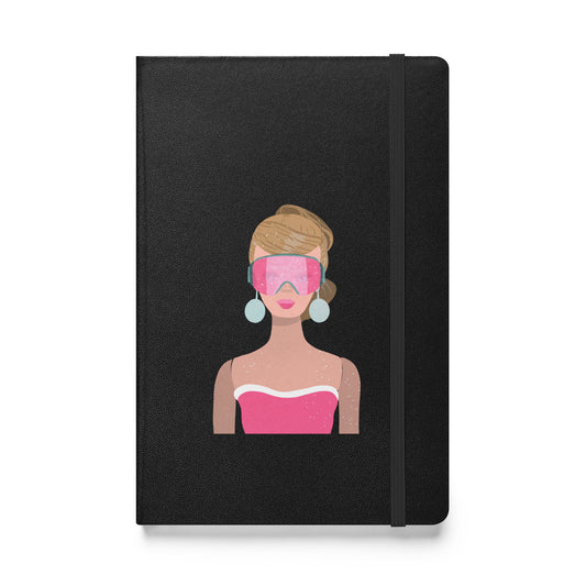 Shreddy Barbie Hardcover bound notebook