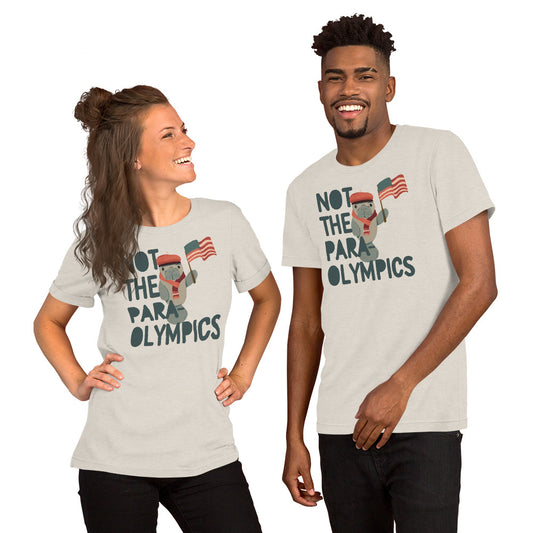 Not the Para-Olympics Manatee Unisex t-shirt