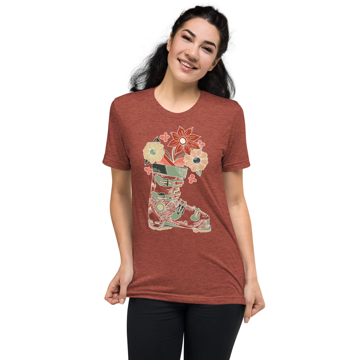 Boot and Blossom Moss Short sleeve t-shirt