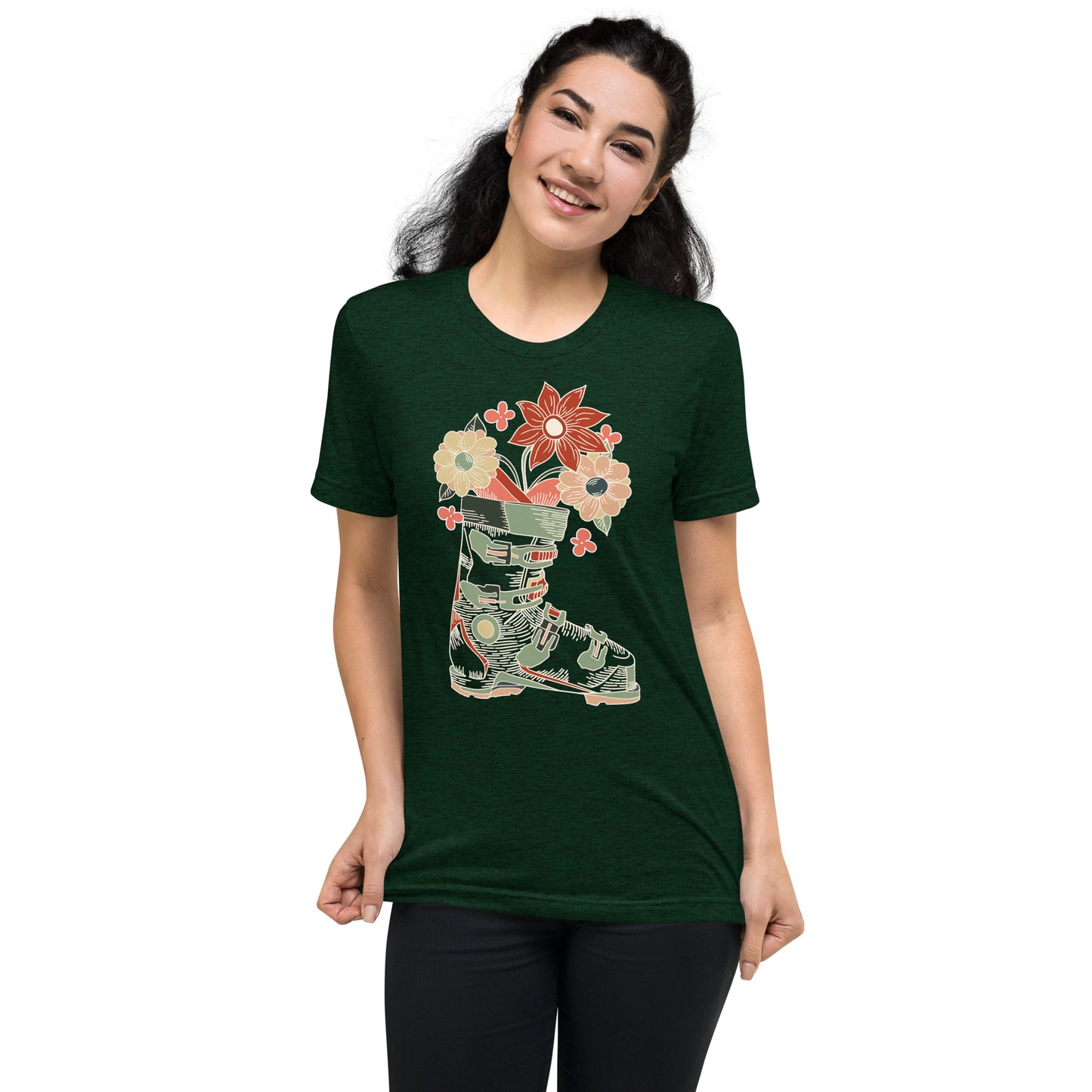 Boot and Blossom Moss Short sleeve t-shirt