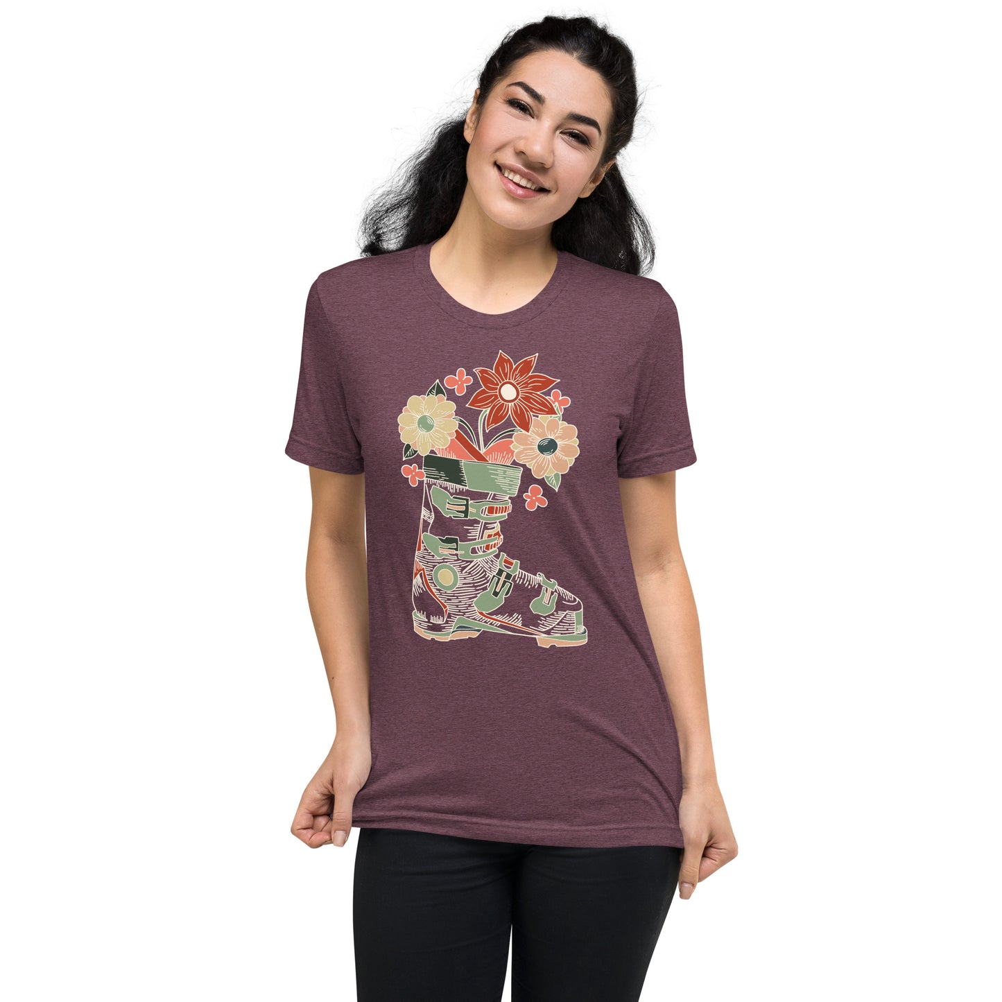 Boot and Blossom Moss Short sleeve t-shirt