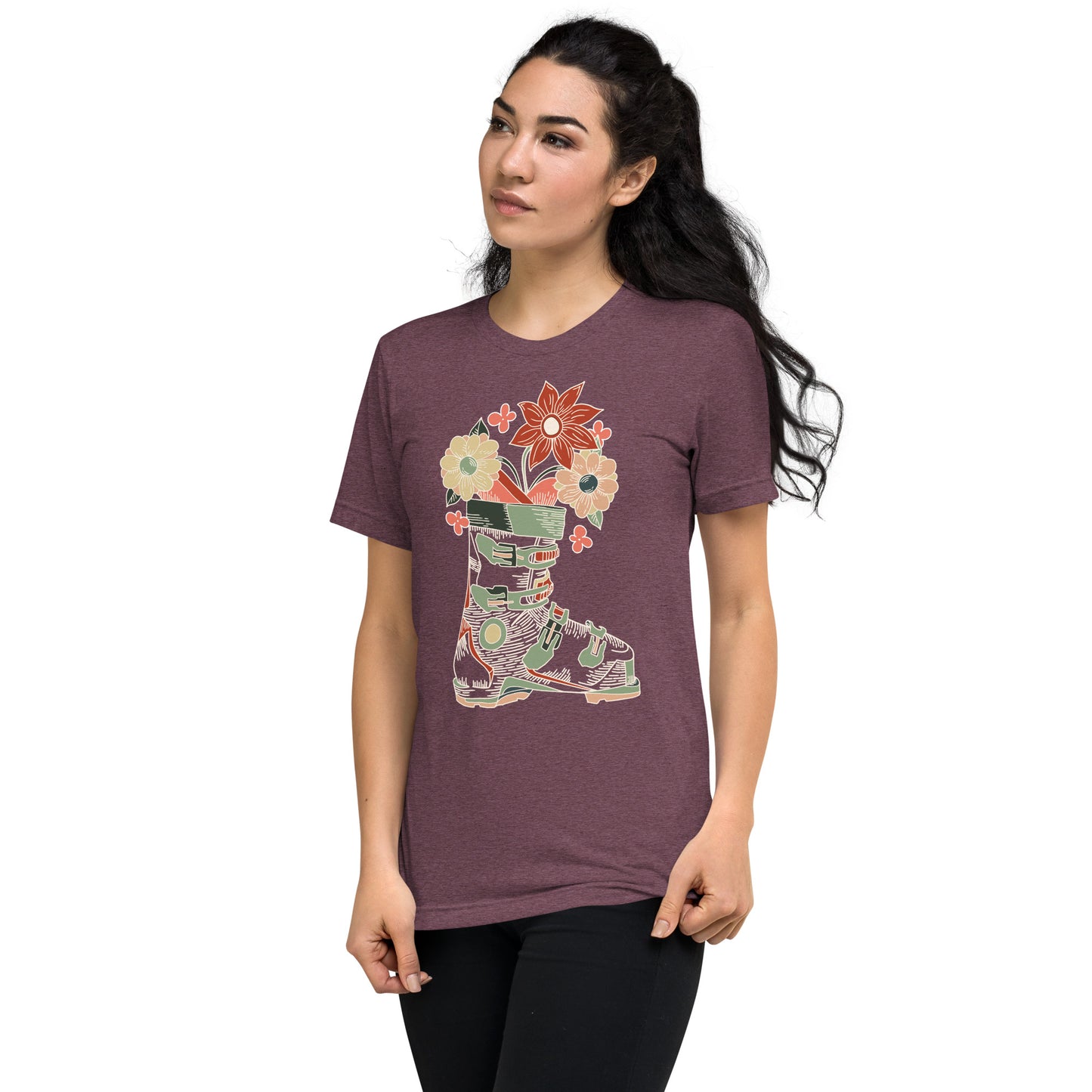 Boot and Blossom Moss Short sleeve t-shirt