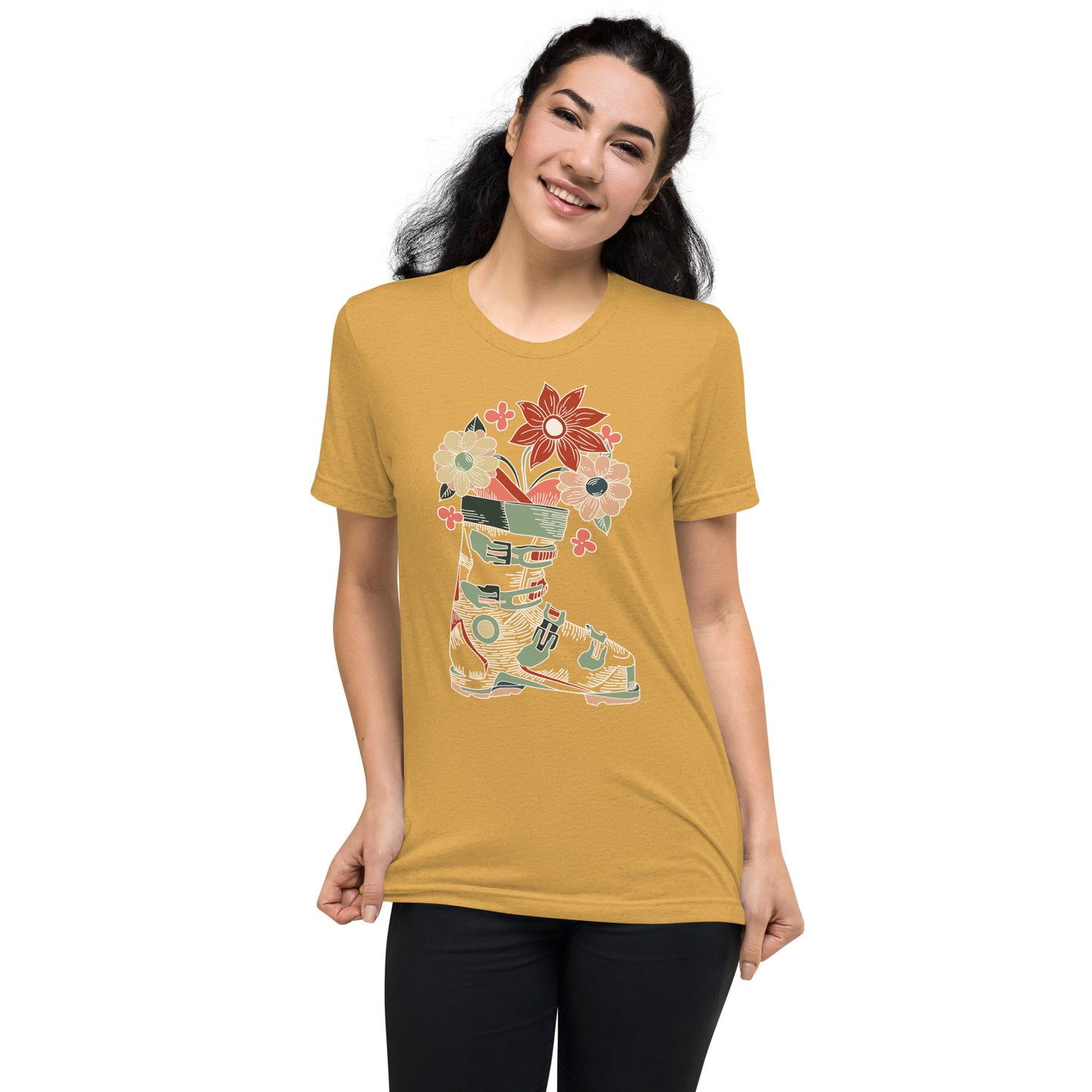 Boot and Blossom Moss Short sleeve t-shirt