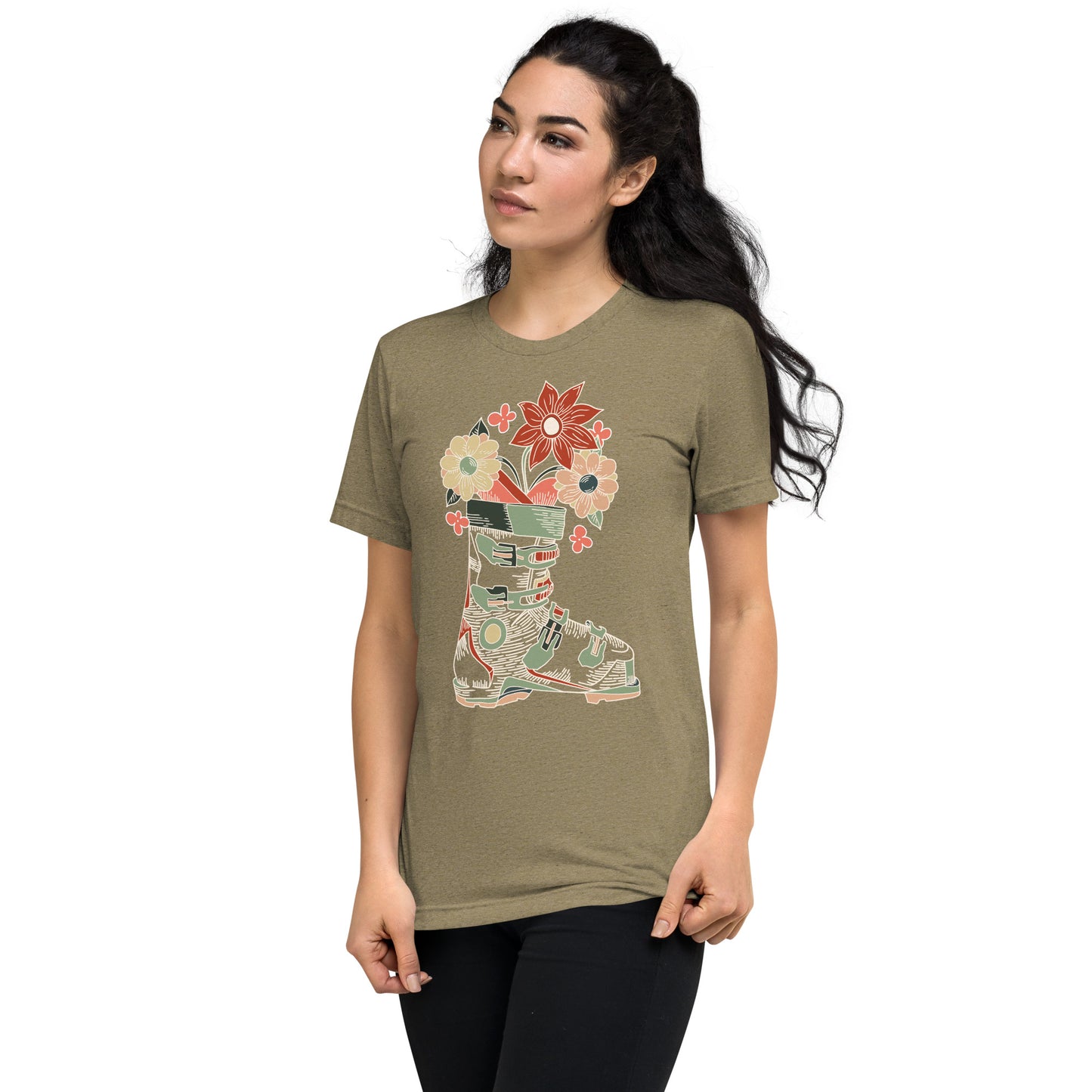 Boot and Blossom Moss Short sleeve t-shirt